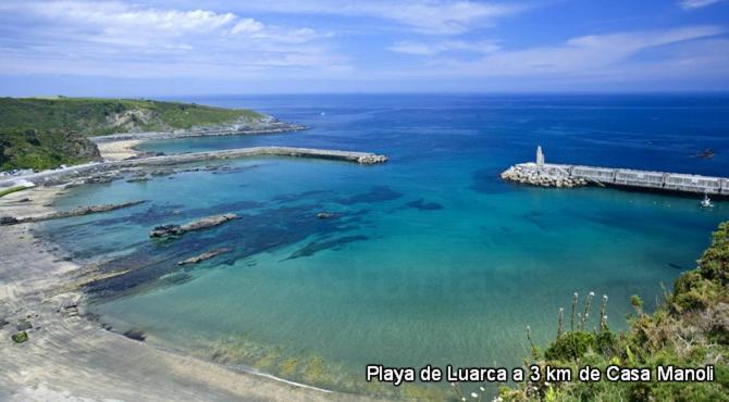 منزل الضيف Almuña  في Casa Manoli Luarca المظهر الخارجي الصورة